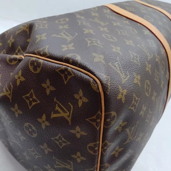 Louis Vuitton LV Boston Bag Keepall 55 Brown Monogram 809-012125 - Picture 5 of 9